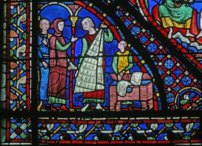 Ventana w5 que representa donantes - peleteros de French School