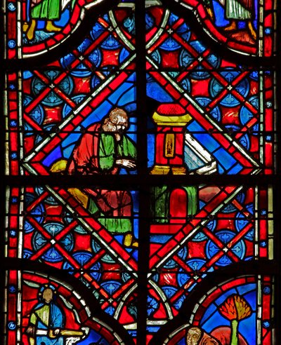 Ventana w6L Visión de Isaías de Jerusalén. Is 1 26 de French School