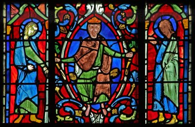 Ventana w6R el Árbol de Jesé: profetas y reyes de French School