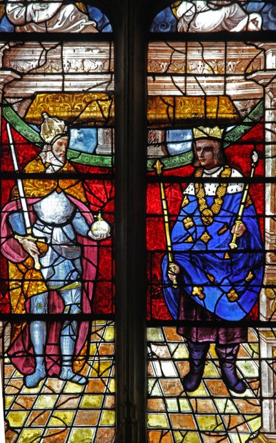 Carlomagno y San Luis de French School