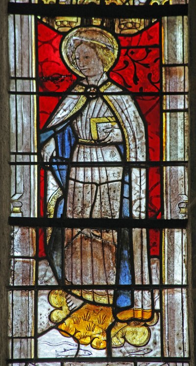 Ventana w6 que representa a San Psalmet de French School
