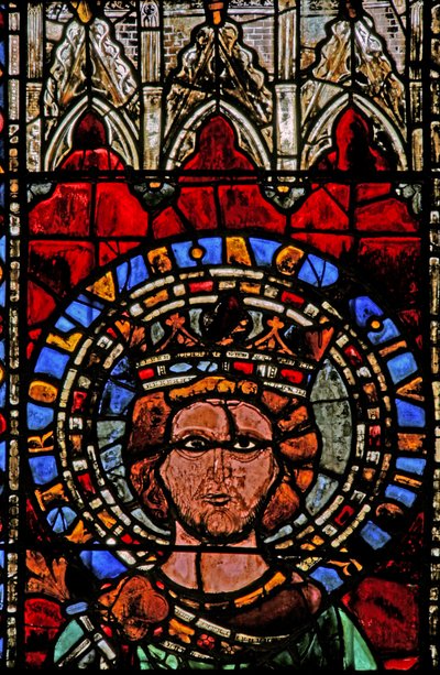 Ventana w7 que representa a Carlos (el Gordo) de French School