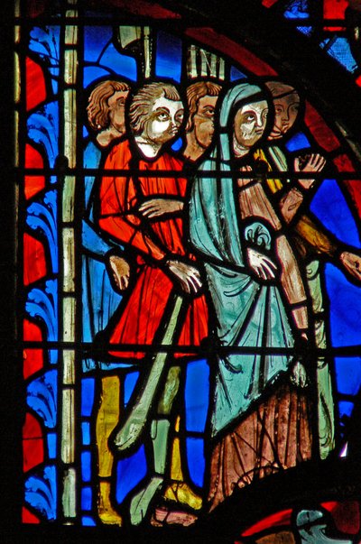 Espectadores en la Vía Crucis de French School