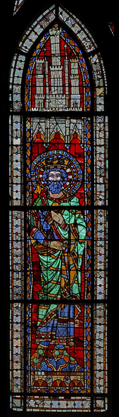 Ventana w9 que representa a Carlos Martel de French School
