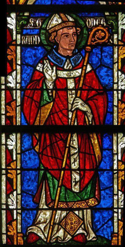 Ventana w9 que representa a Santa Godegrande de French School