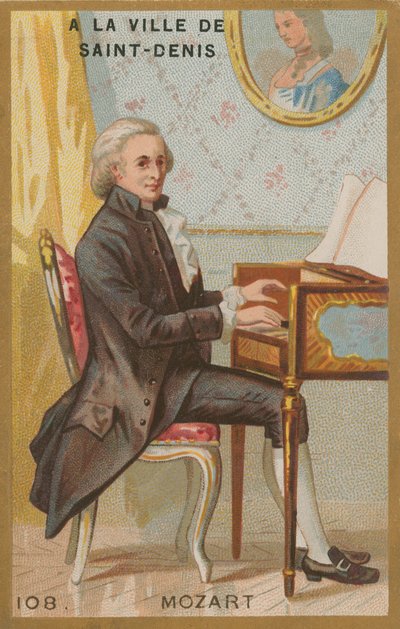 Wolfgang Amadeus Mozart, compositor clásico austriaco del siglo XVIII de French School