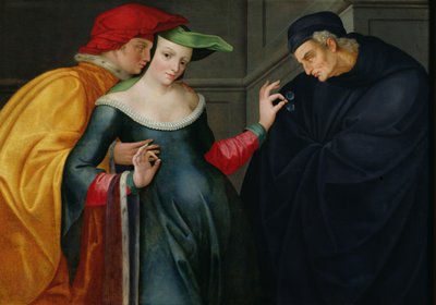 Mujer entre dos edades de French School