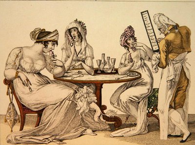 Mujeres en una heladería, lámina 4 de 