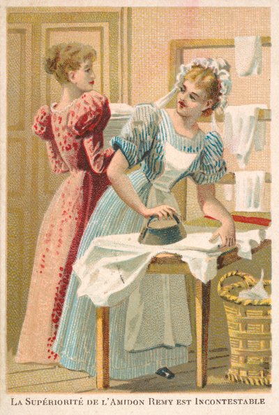 Mujeres planchando de French School