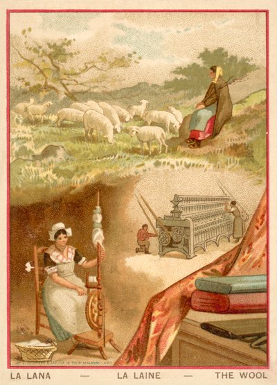Lana (cromolitografía) de French School