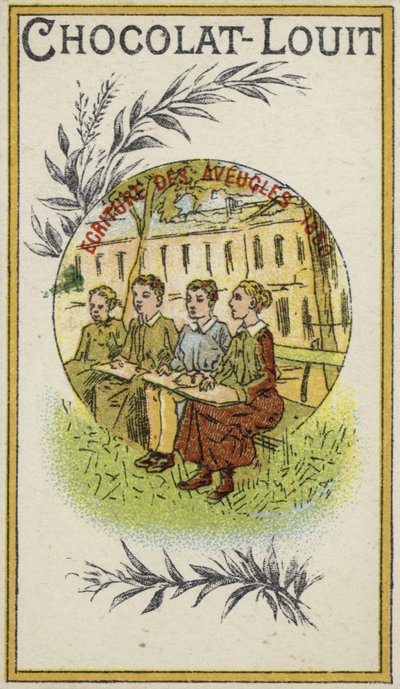 Escritura para ciegos, 1830 de French School