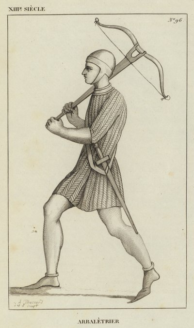XIII Siecle, Arbaletrier de French School