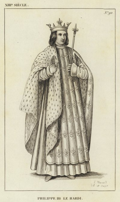 Siglo XIII, Felipe III el Atrevido de French School