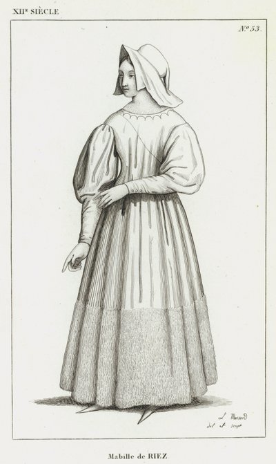 Siglo XII, Mabille de Riez de French School