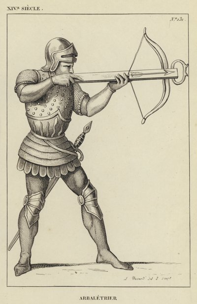 XIV Siecle, Arbaletrier de French School