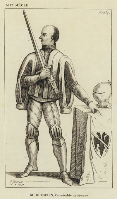 Siglo XIV, Du Guesclin, Condestable de Francia de French School