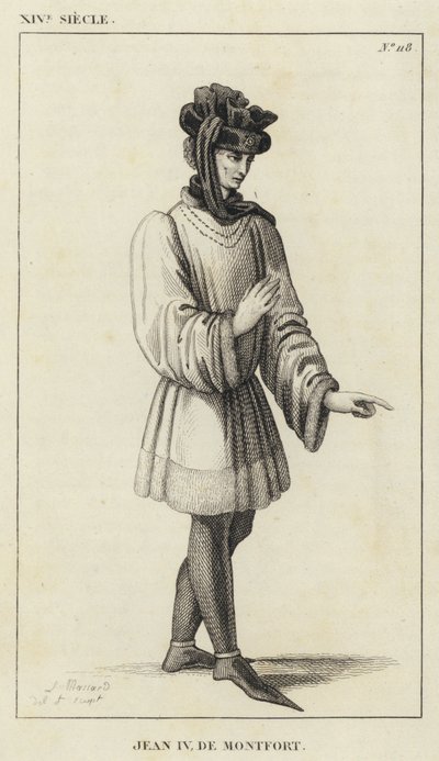 XIV Siglo, Juan IV de Montfort de French School