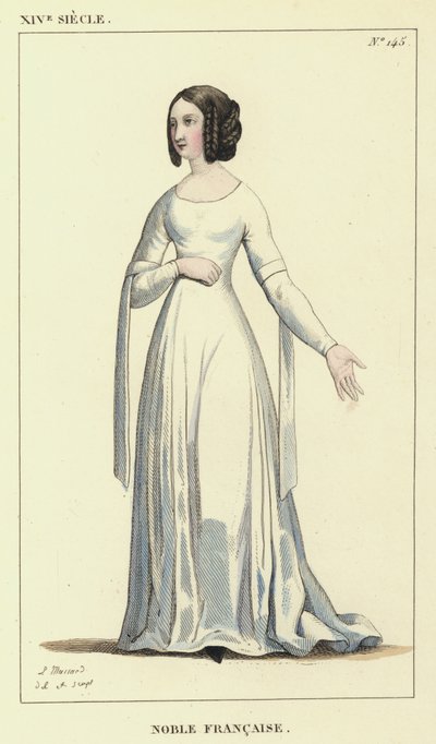 Siglo XIV, Noble Francesa de French School