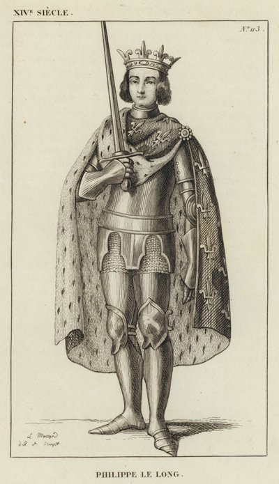 XIV Siglo, Felipe el Largo de French School