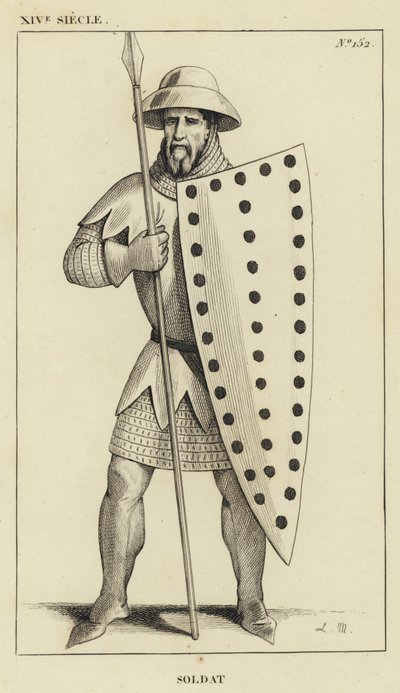Siglo XIV, Soldado de French School