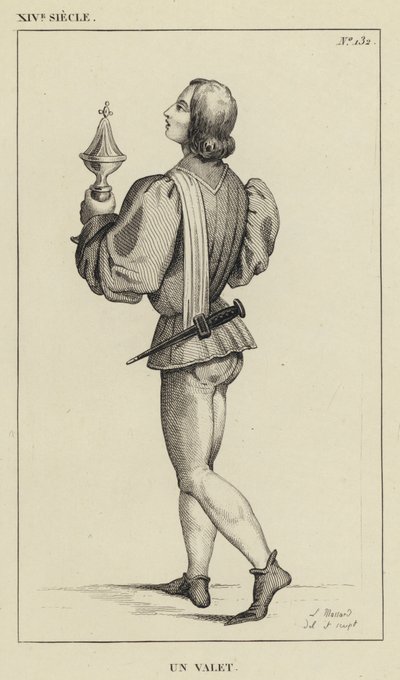 Siglo XIV, Un Valet de French School