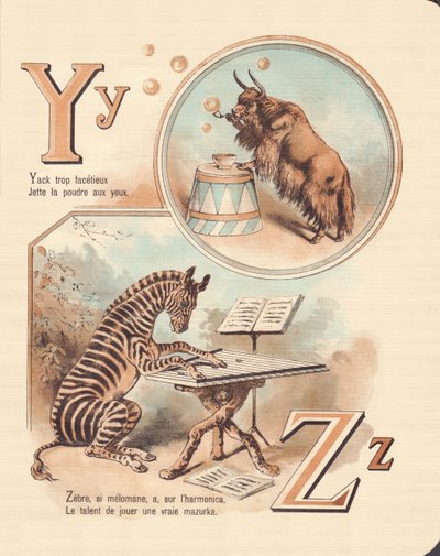 Y Z: Yak, Cebra de French School