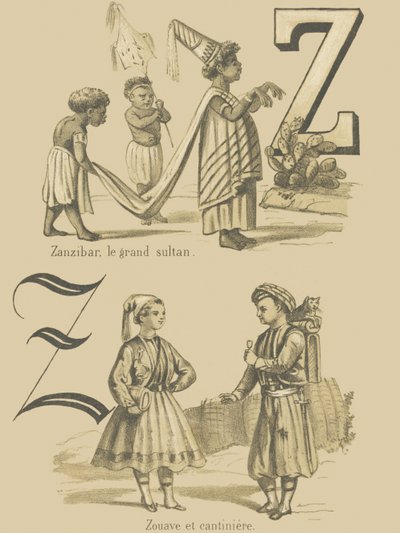 Z: Zanzíbar, el gran sultán/Zuavo y cantinera de French School