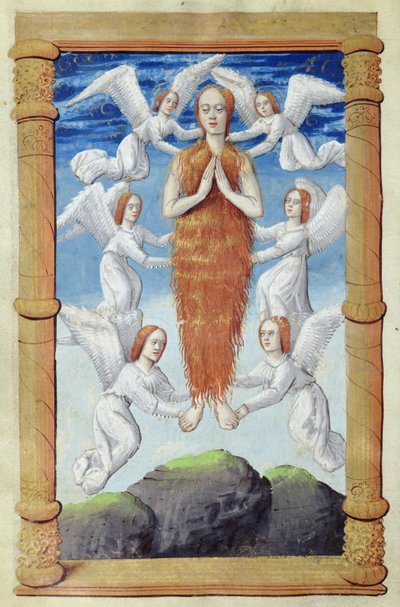 fol.97v La Asunción de María Magdalena, de Heures a l