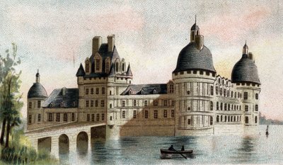 Vista del Castillo de Valençay (Indre) de French School
