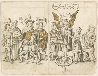 Un Diálogo sobre el Favor Humano (recto) [fol. 15 verso / 16 recto] de French early 16th Century