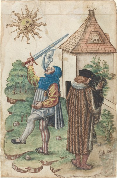 "No Hables Contra el Sol" y "No Orines Frente al Sol" [fol. 39 recto] de French early 16th Century