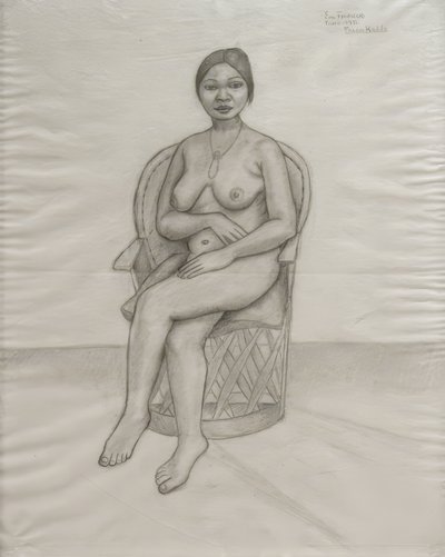 Eva Frederick desnuda de Frida Kahlo