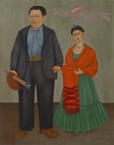 Frieda and Diego Rivera de Frida Kahlo