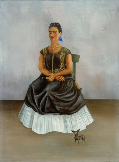 Perro Itzcuintli conmigo (autorretrato) de Frida Kahlo