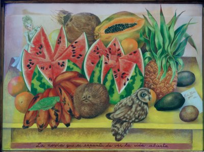 A la novia le aterroriza la vida abierta de Frida Kahlo