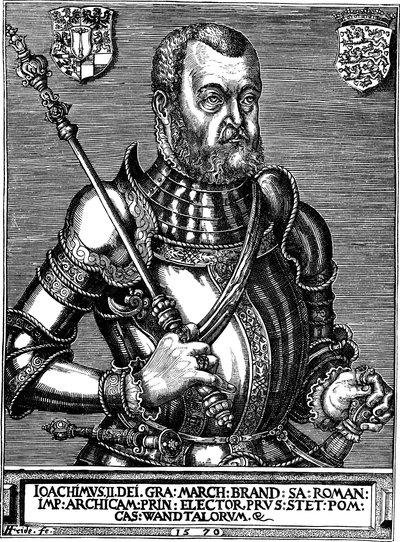 Retrato de Joaquín II Héctor 1505-1571, Elector de Brandeburgo, 1570 de Friderich