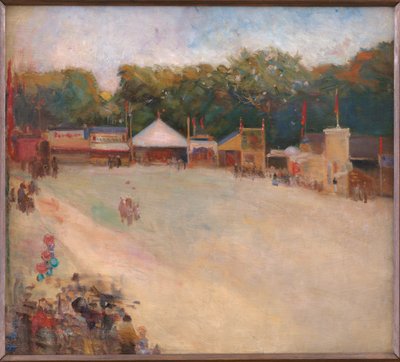 Una tarde de verano en la feria del parque de los ciervos, al norte de Copenhague de Fridolin Johansen
