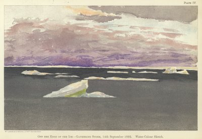Al borde del hielo, tormenta en ciernes de Fridtjof Nansen