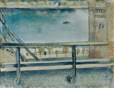 Vista del Vltava, Praga de Friedl Dicker Brandeis