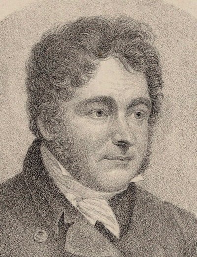 Retrato del compositor Johann Bernhard Logier 1777-1846 de Friedrich August Fricke