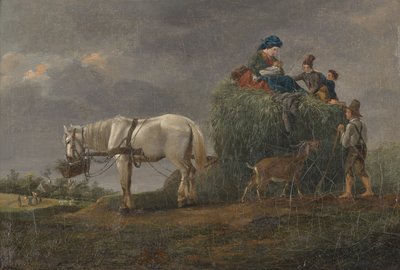 El carro de heno de Friedrich August Mathias Gauermann
