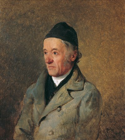 El pintor Jakob Gauermann, padre del artista de Friedrich August Mathias Gauermann