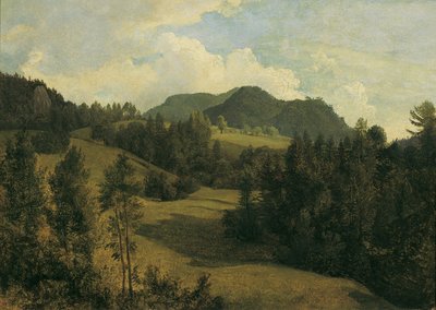 Paisaje cerca de Miesenbach de Friedrich August Mathias Gauermann