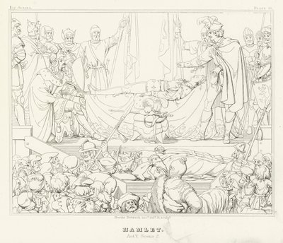 Hamlet, Acto V, Escena 2 de Friedrich August Moritz Retzsch