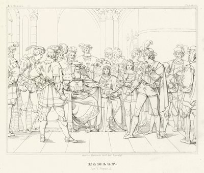 Hamlet, Acto V, Escena 2 de Friedrich August Moritz Retzsch