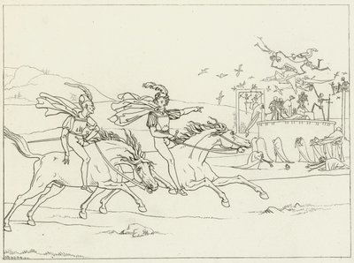 Ilustración para el Fausto de Goethe de Friedrich August Moritz Retzsch