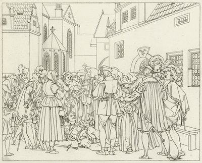Ilustración para el Fausto de Goethe de Friedrich August Moritz Retzsch