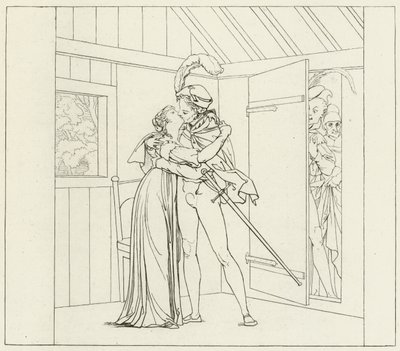 Ilustración para Fausto de Goethe de Friedrich August Moritz Retzsch