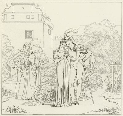 Ilustración para Fausto de Goethe de Friedrich August Moritz Retzsch