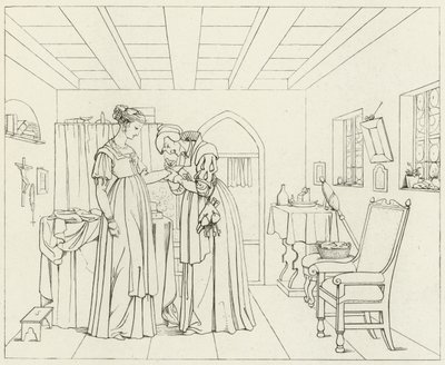 Ilustración para Fausto de Goethe de Friedrich August Moritz Retzsch